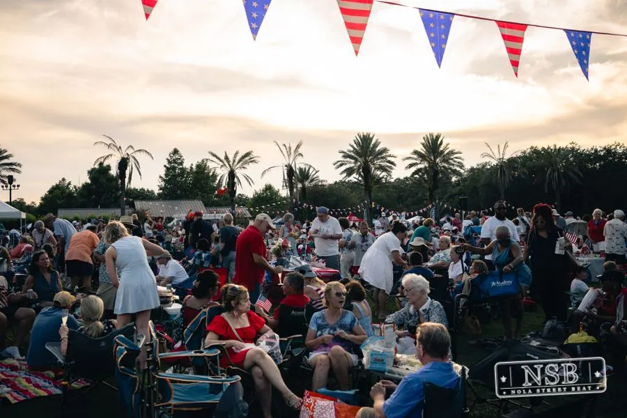 Happy 3rd of July at City Park in New Orleans, Louisiana, photo 52