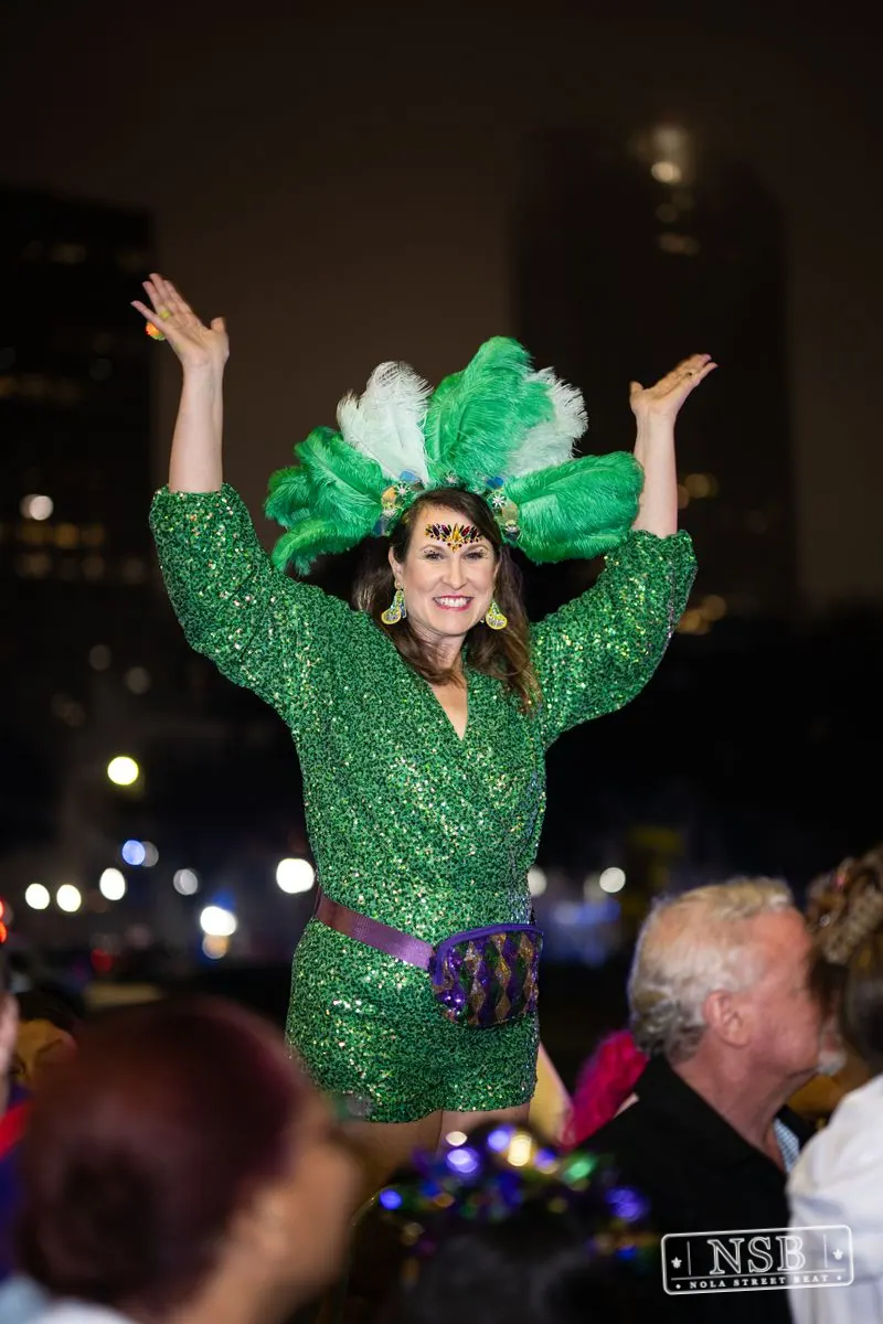 Knights of Babylon & Krewe of Muses in Uptown New Orleans, photo 54