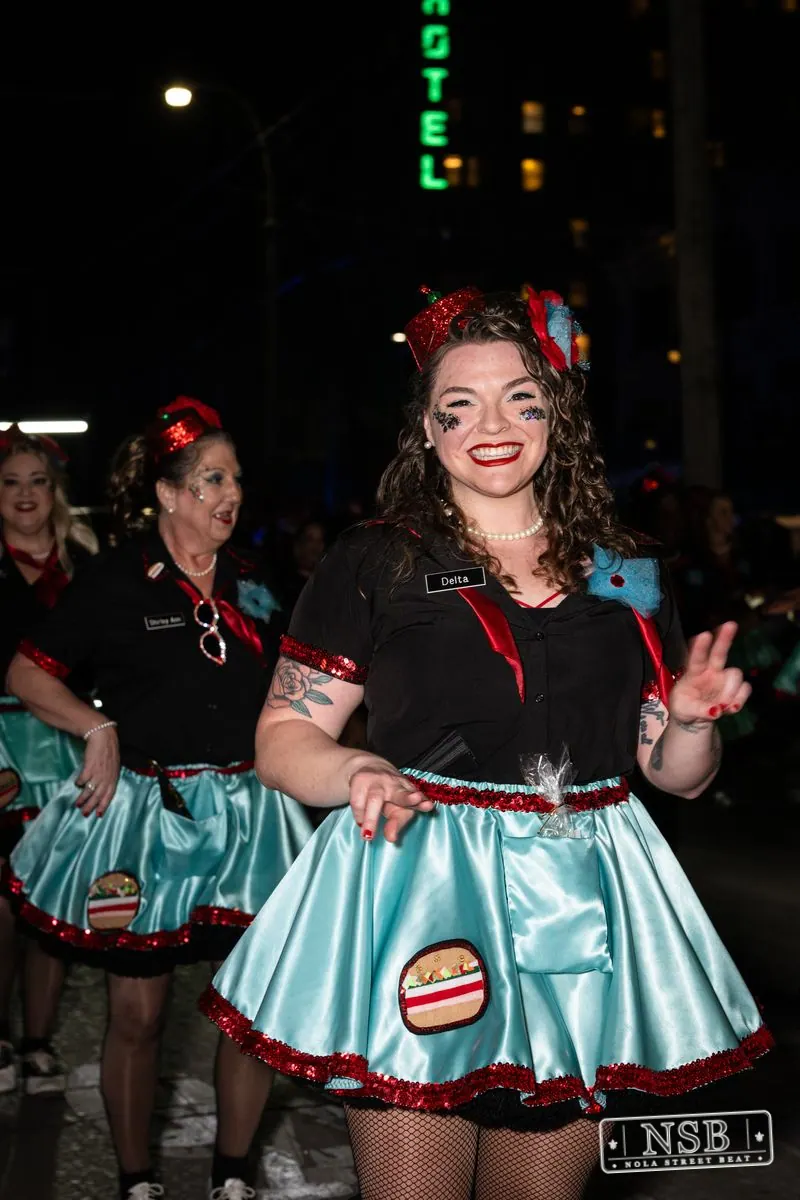 Knights of Babylon & Krewe of Muses in Uptown New Orleans, photo 61
