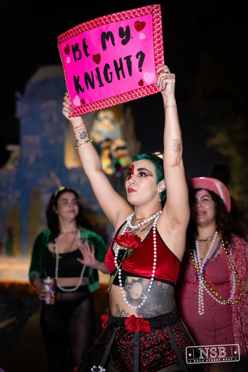 Knights of Babylon & Krewe of Muses in Uptown New Orleans, photo 66