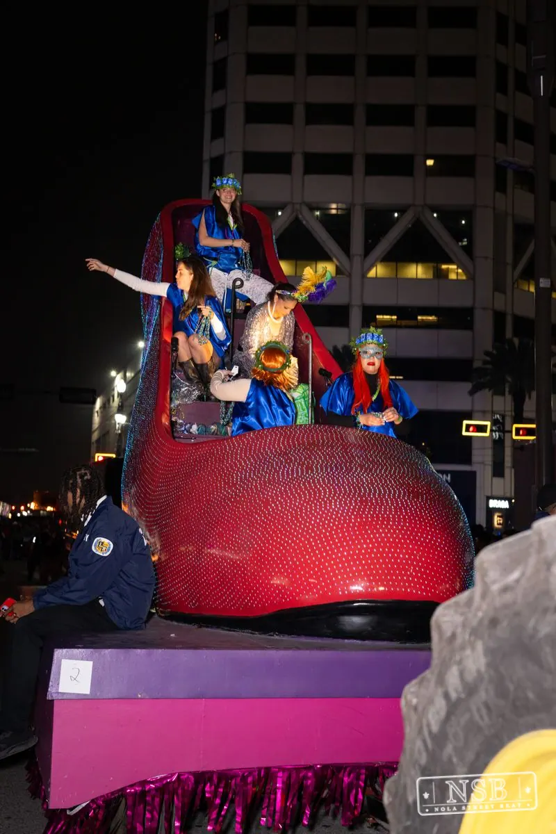 Knights of Babylon & Krewe of Muses in Uptown New Orleans, photo 76