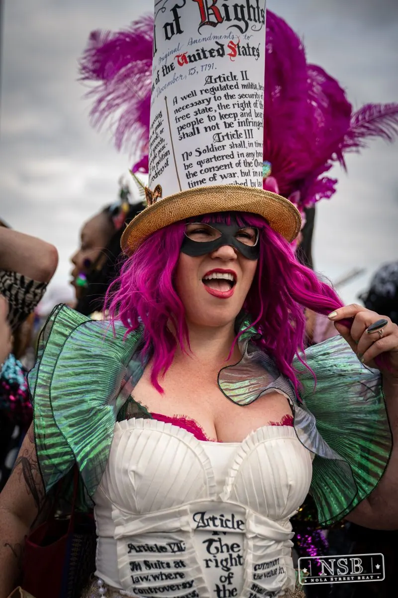 Mardi Gras Day: Costumes Around the City in New Orleans, Louisiana, photo 92