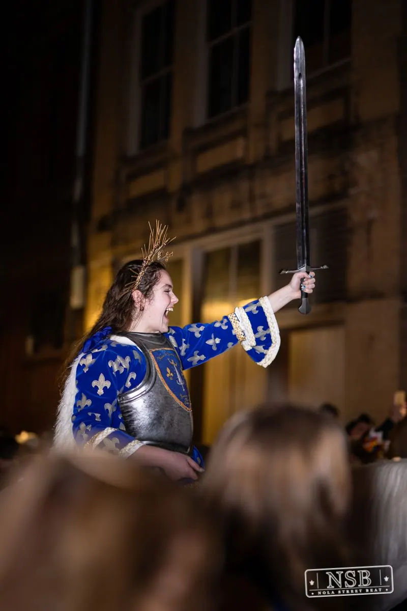 Krewe of Joan of Arc Parade in French Quarter, New Orleans, photo 6