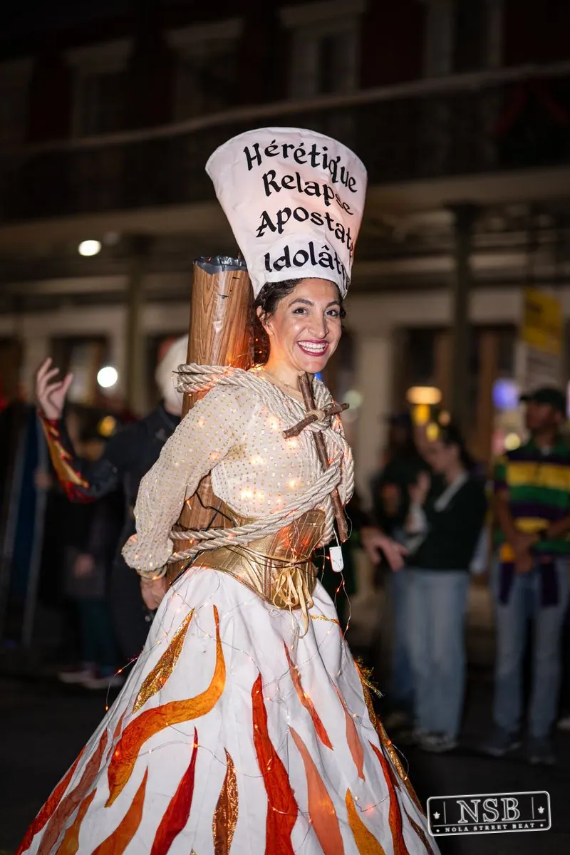 Krewe of Joan of Arc Parade in French Quarter, New Orleans, photo 9