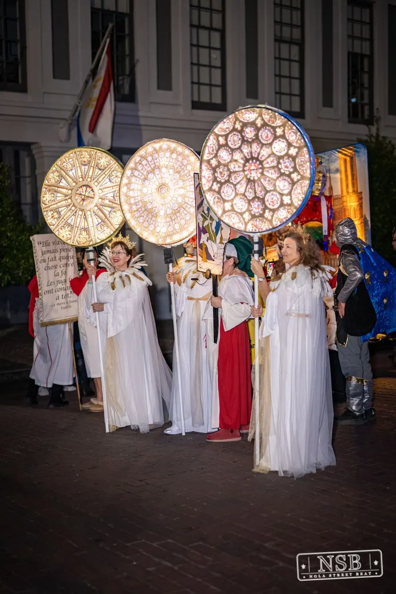 Krewe of Joan of Arc Parade in French Quarter, New Orleans, photo 11