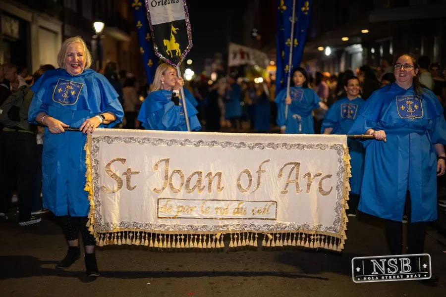 Krewe of Joan of Arc Parade in French Quarter, New Orleans, photo 17