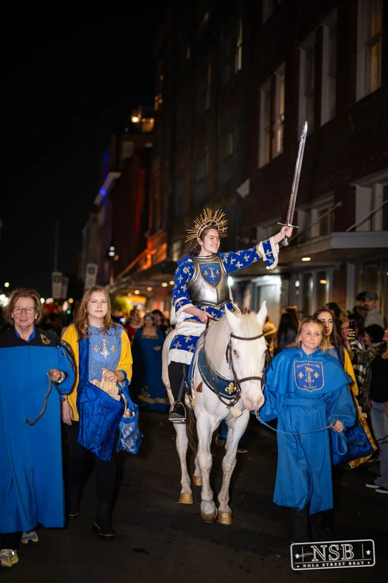 Krewe of Joan of Arc Parade in French Quarter, New Orleans, photo 24