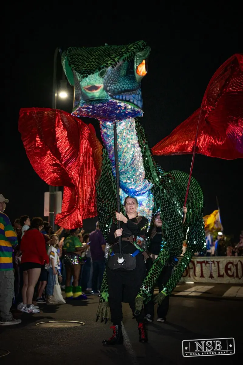Krewe of Joan of Arc Parade in French Quarter, New Orleans, photo 35
