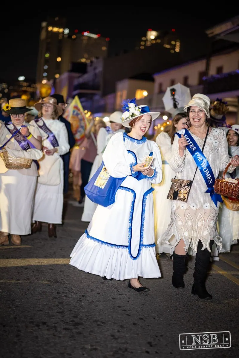 Krewe of Joan of Arc Parade in French Quarter, New Orleans, photo 37