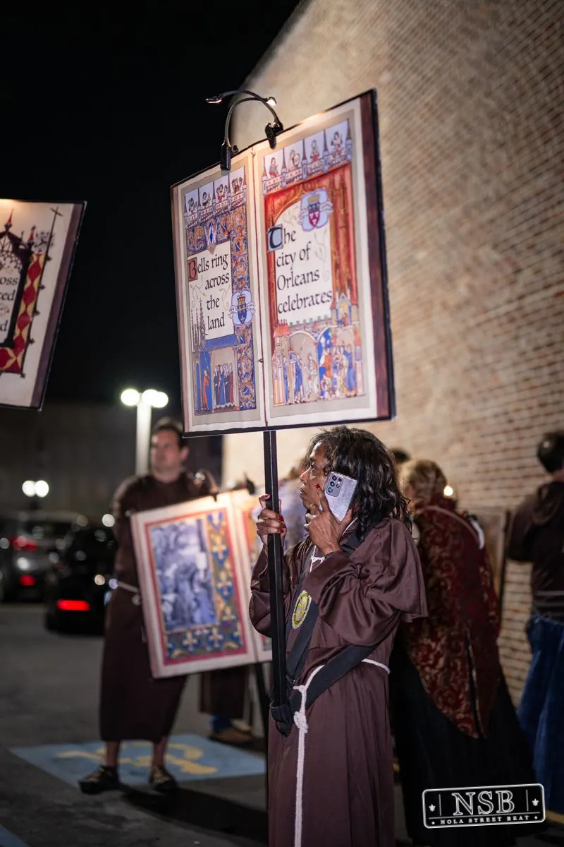 Krewe of Joan of Arc Parade in French Quarter, New Orleans, photo 38