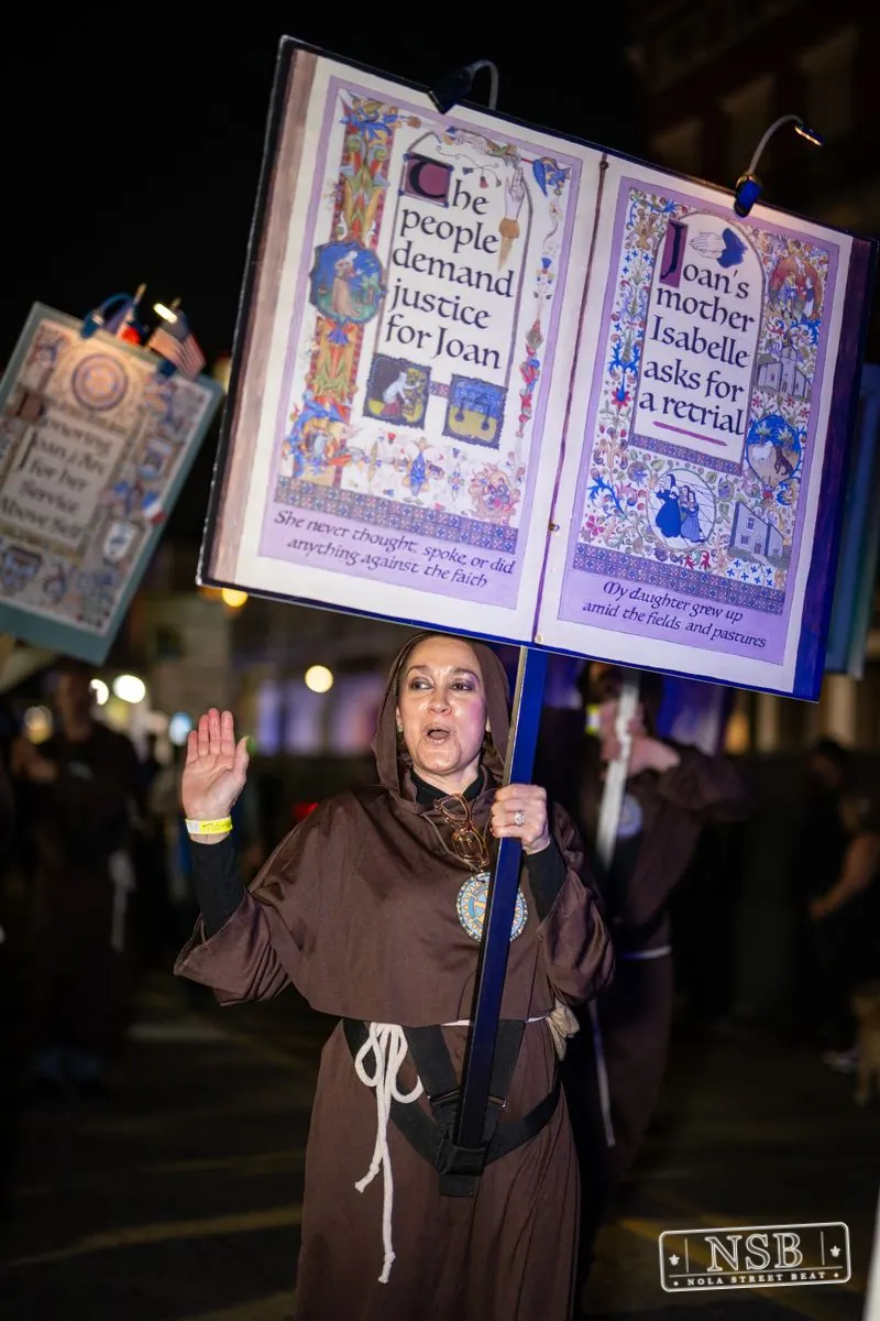 Krewe of Joan of Arc Parade in French Quarter, New Orleans, photo 40