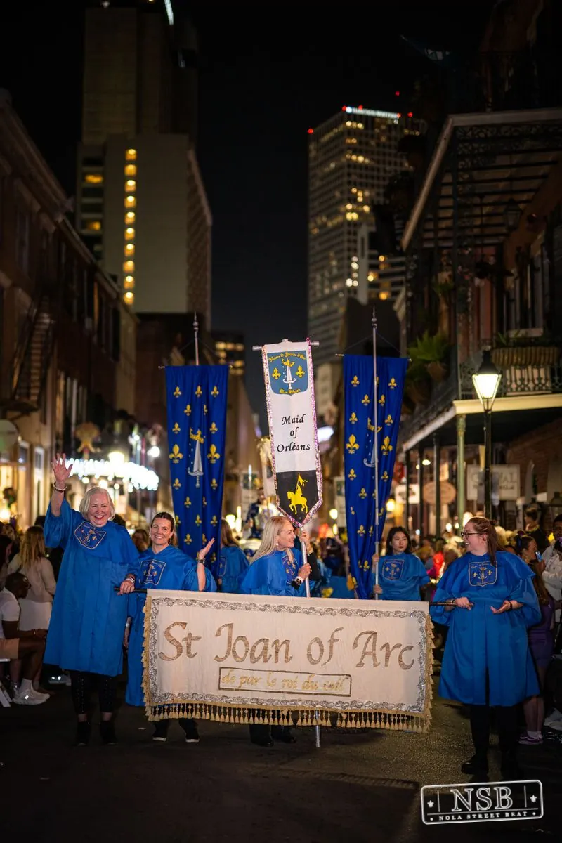 Krewe of Joan of Arc Parade in French Quarter, New Orleans, photo 50