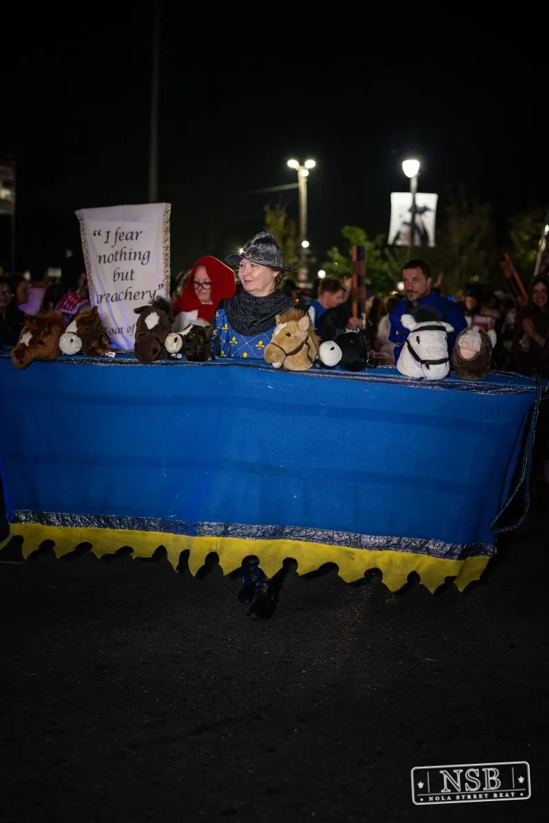 Krewe of Joan of Arc Parade in French Quarter, New Orleans, photo 52