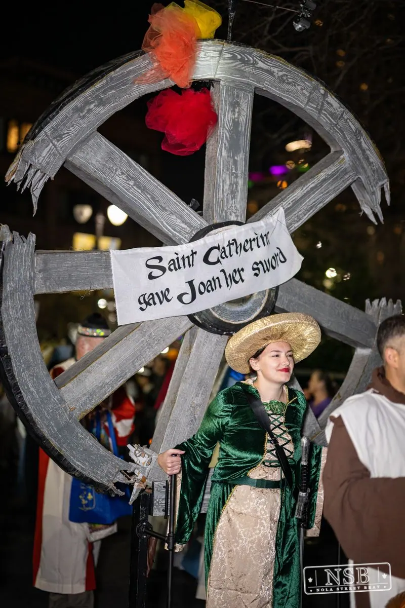 Krewe of Joan of Arc Parade in French Quarter, New Orleans, photo 56