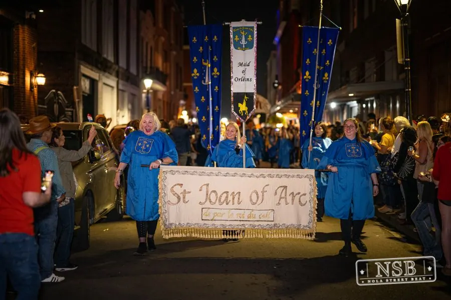 Krewe of Joan of Arc Parade in French Quarter, New Orleans, photo 64