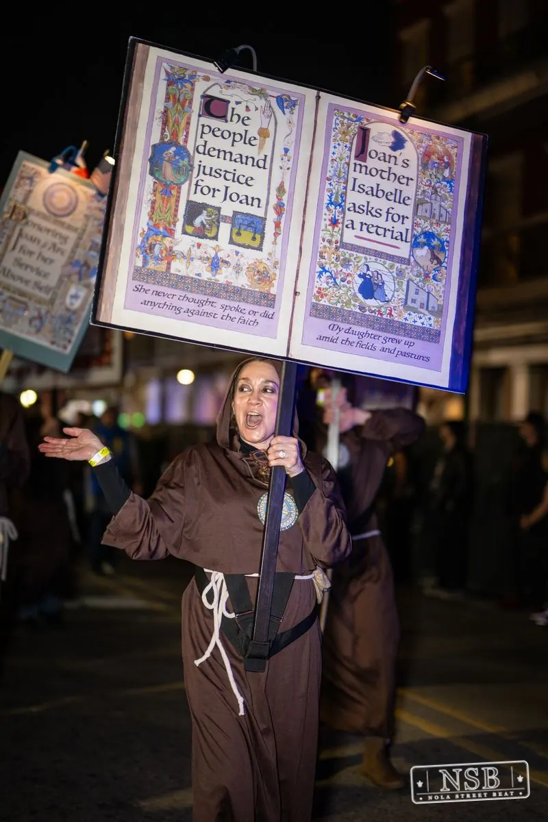 Krewe of Joan of Arc Parade in French Quarter, New Orleans, photo 76