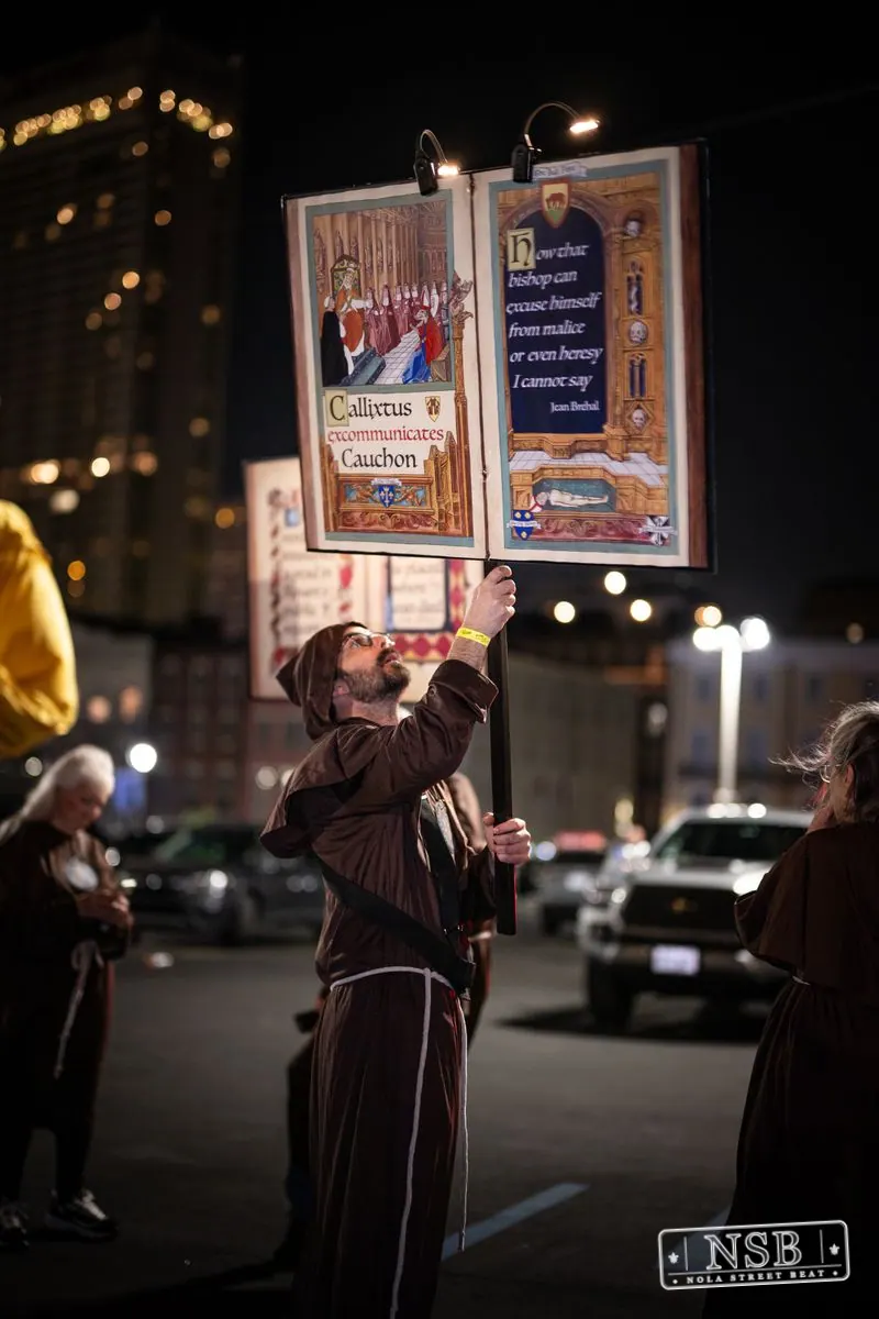 Krewe of Joan of Arc Parade in French Quarter, New Orleans, photo 82