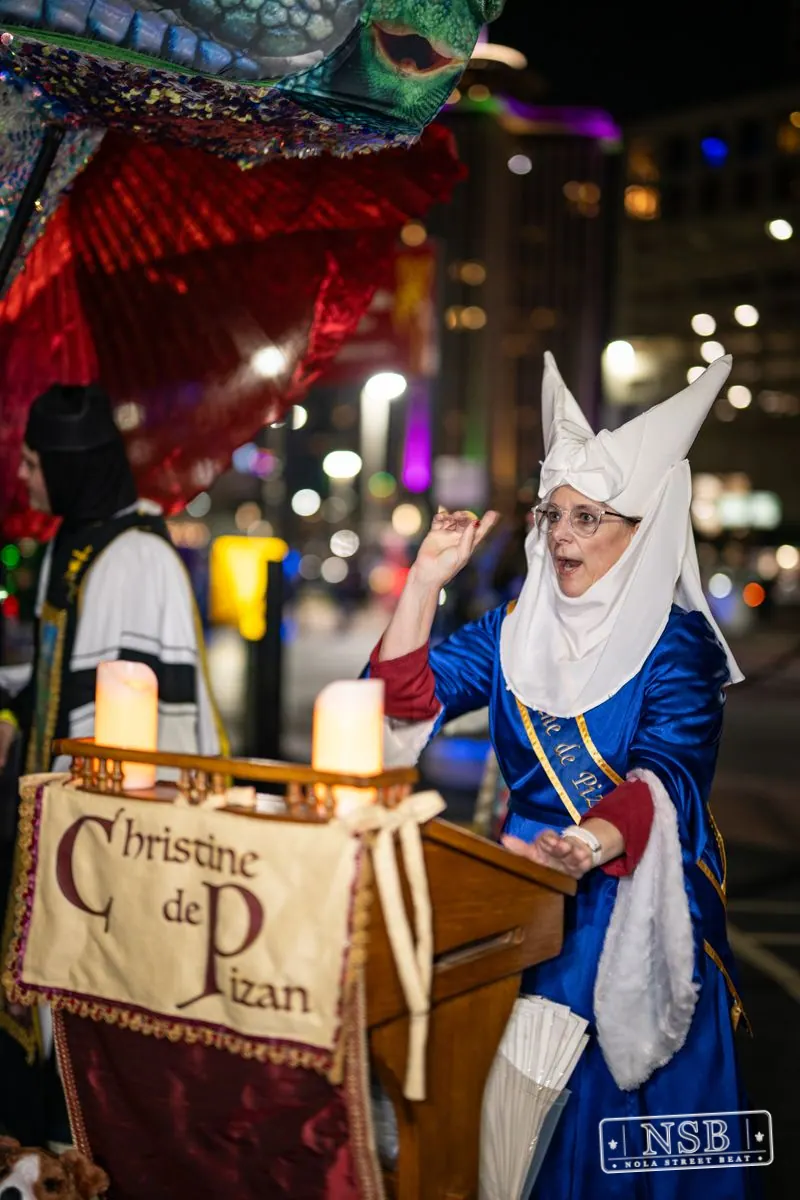 Krewe of Joan of Arc Parade in French Quarter, New Orleans, photo 87