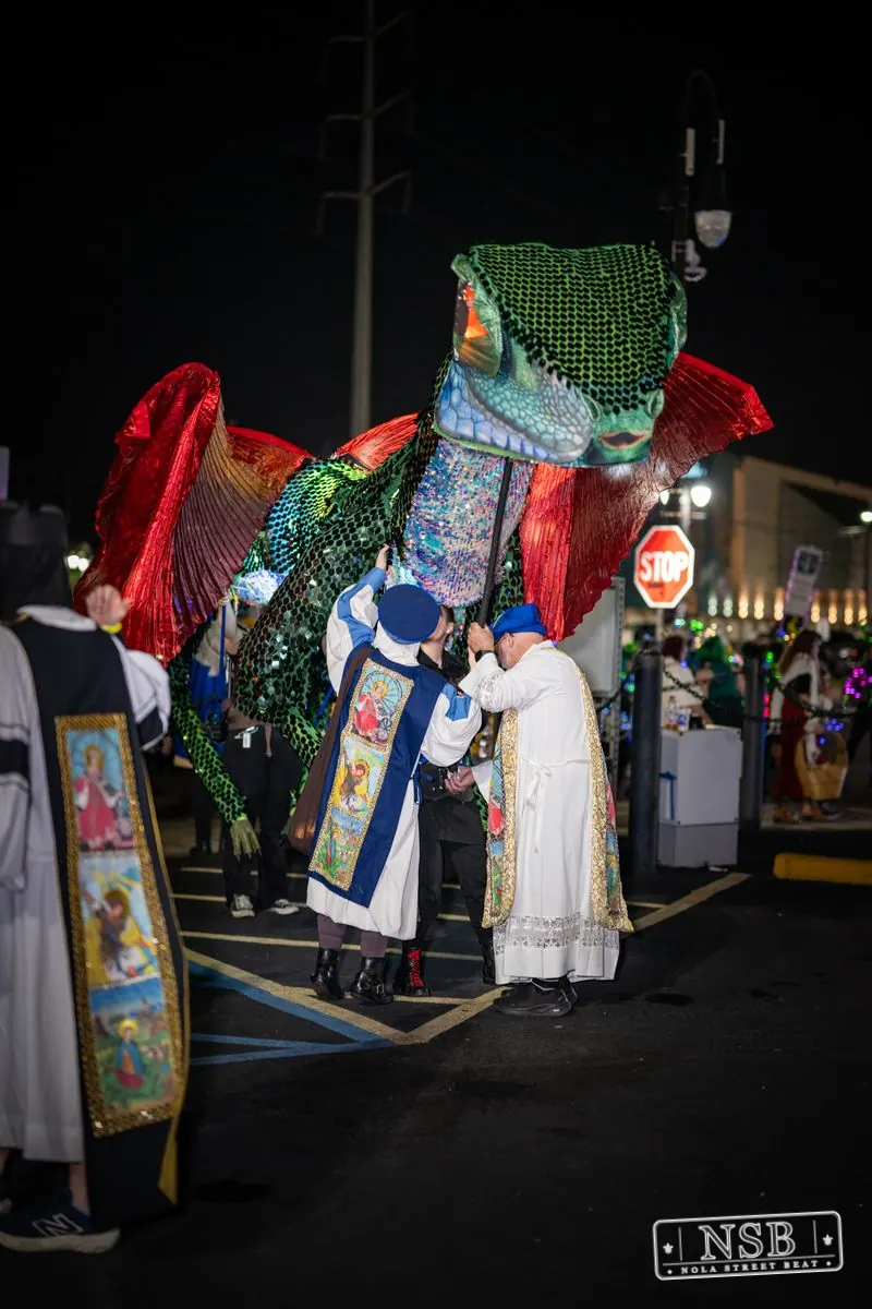 Krewe of Joan of Arc Parade in French Quarter, New Orleans, photo 93