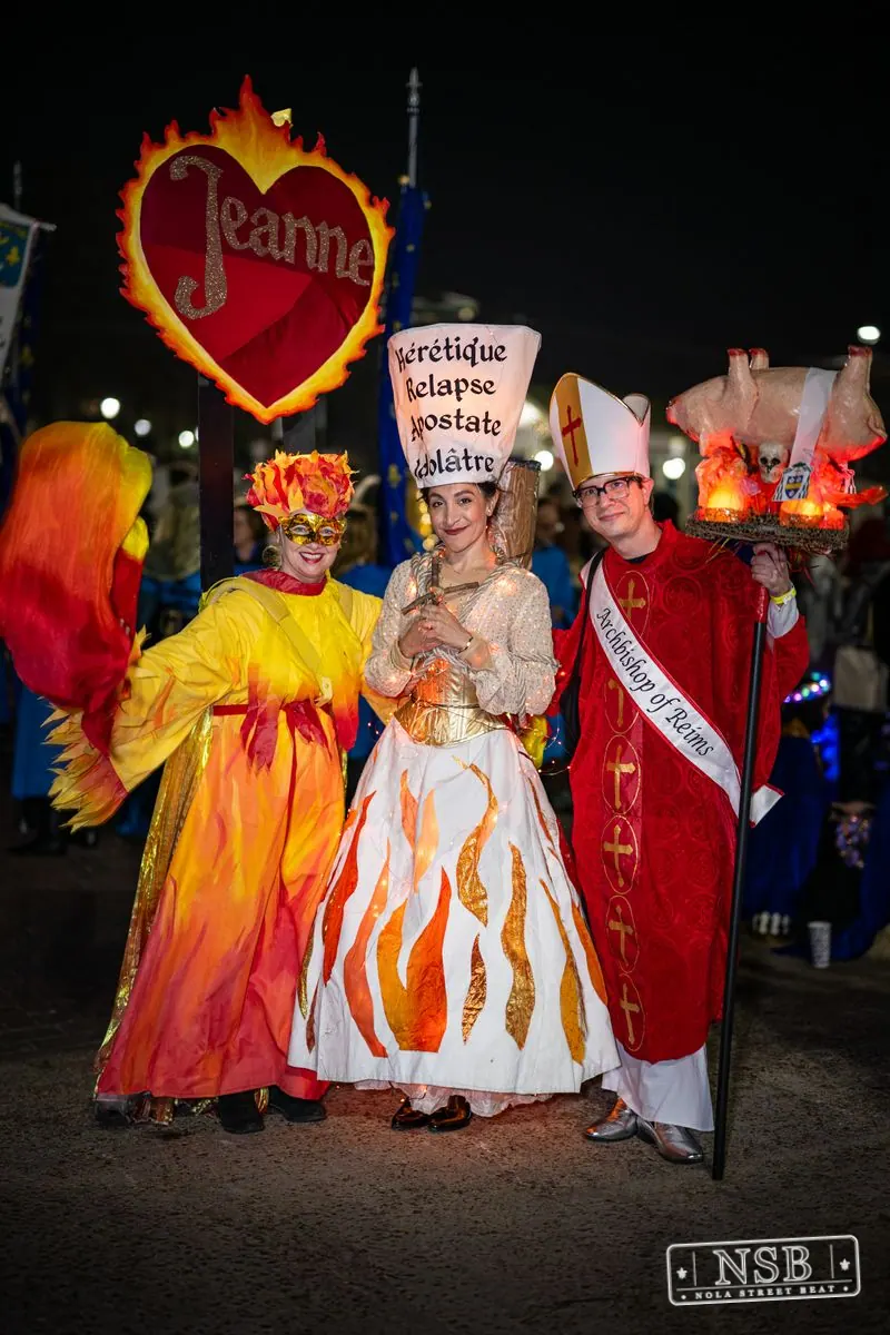 Krewe of Joan of Arc Parade in French Quarter, New Orleans, photo 98