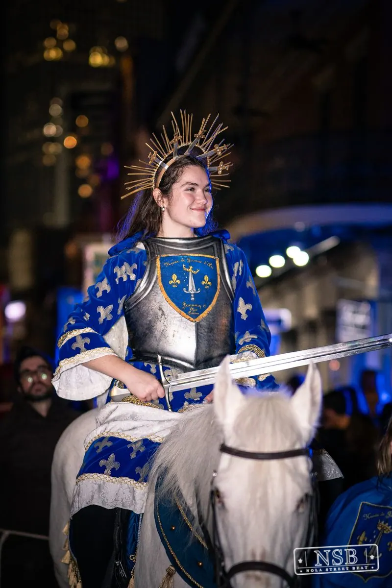 Krewe of Joan of Arc Parade in French Quarter, New Orleans, photo 99