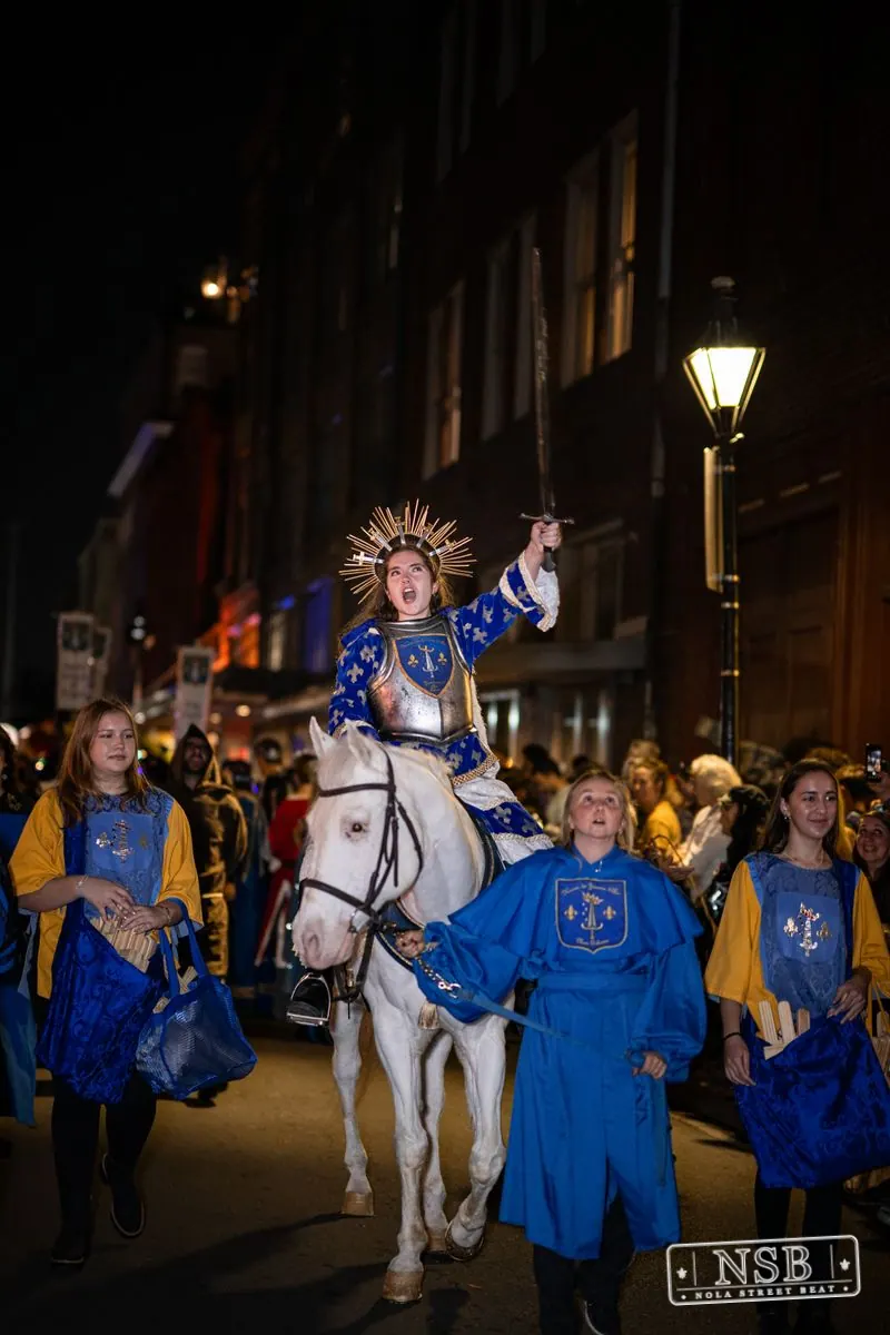Krewe of Joan of Arc Parade in French Quarter, New Orleans, photo 106