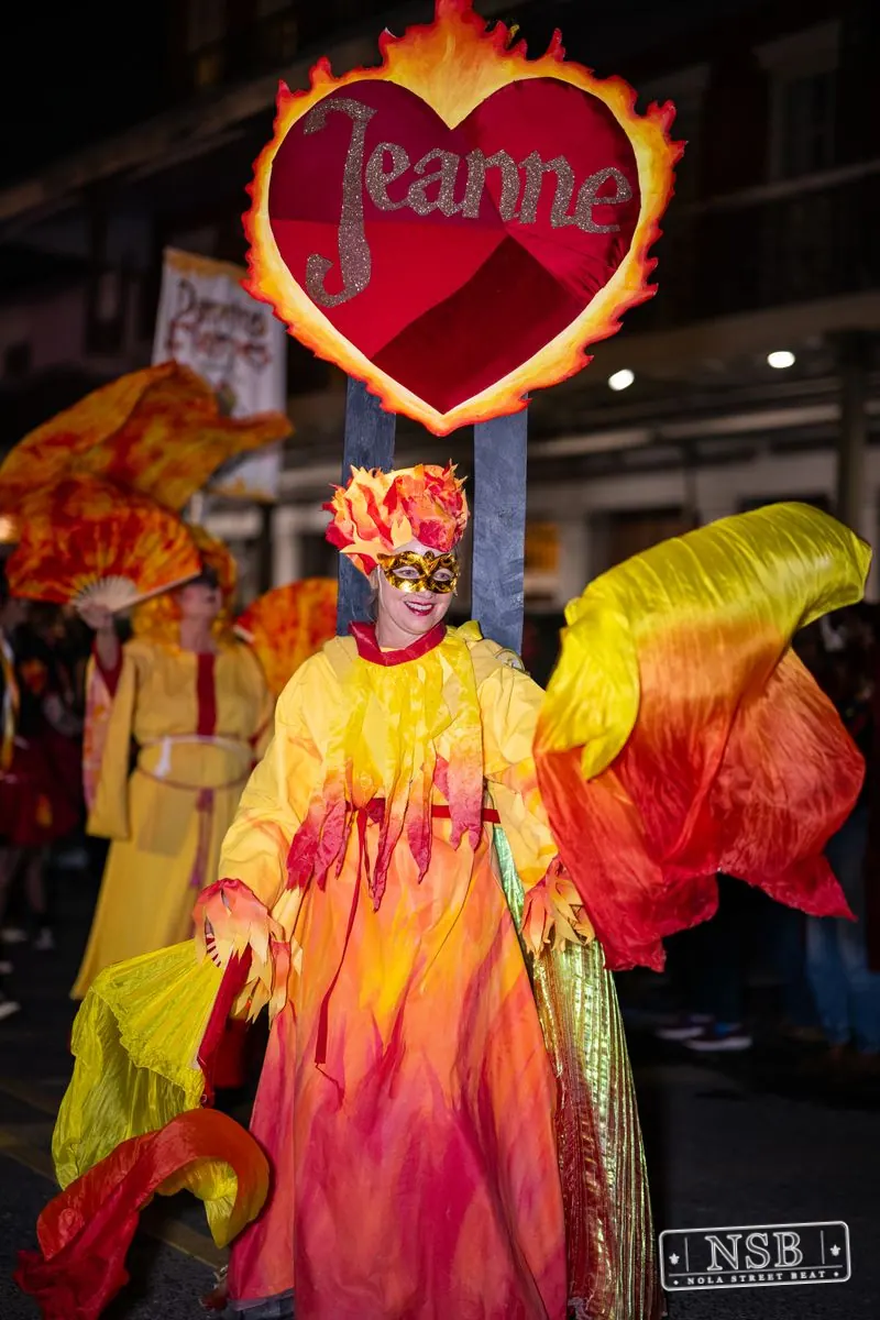 Krewe of Joan of Arc Parade in French Quarter, New Orleans, photo 107