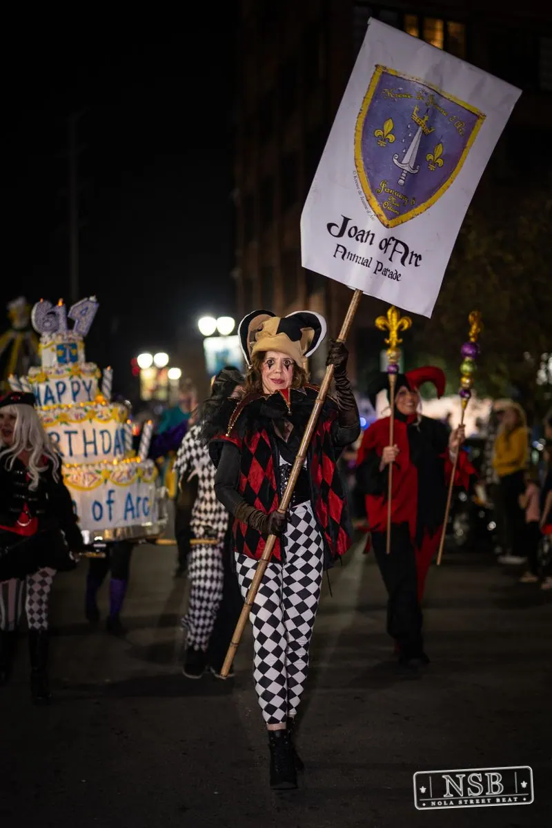 Krewe of Joan of Arc Parade in French Quarter, New Orleans, photo 116