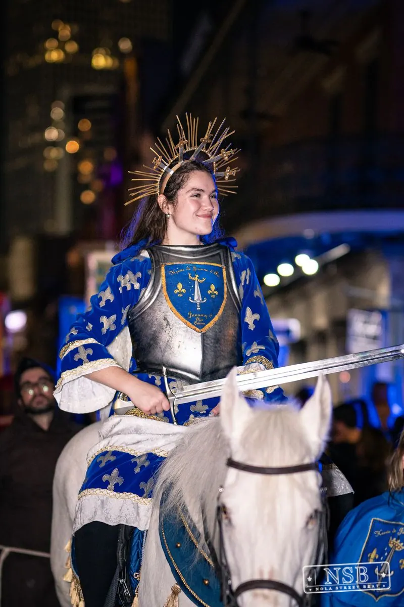 Krewe of Joan of Arc Parade in French Quarter, New Orleans, photo 123