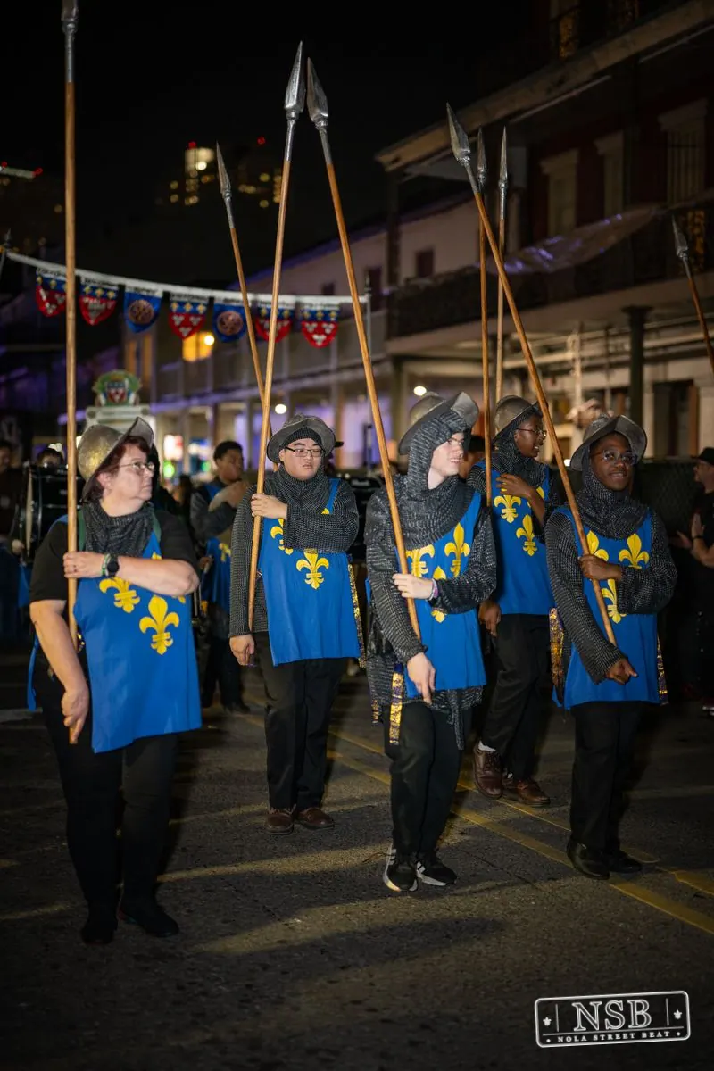 Krewe of Joan of Arc Parade in French Quarter, New Orleans, photo 128