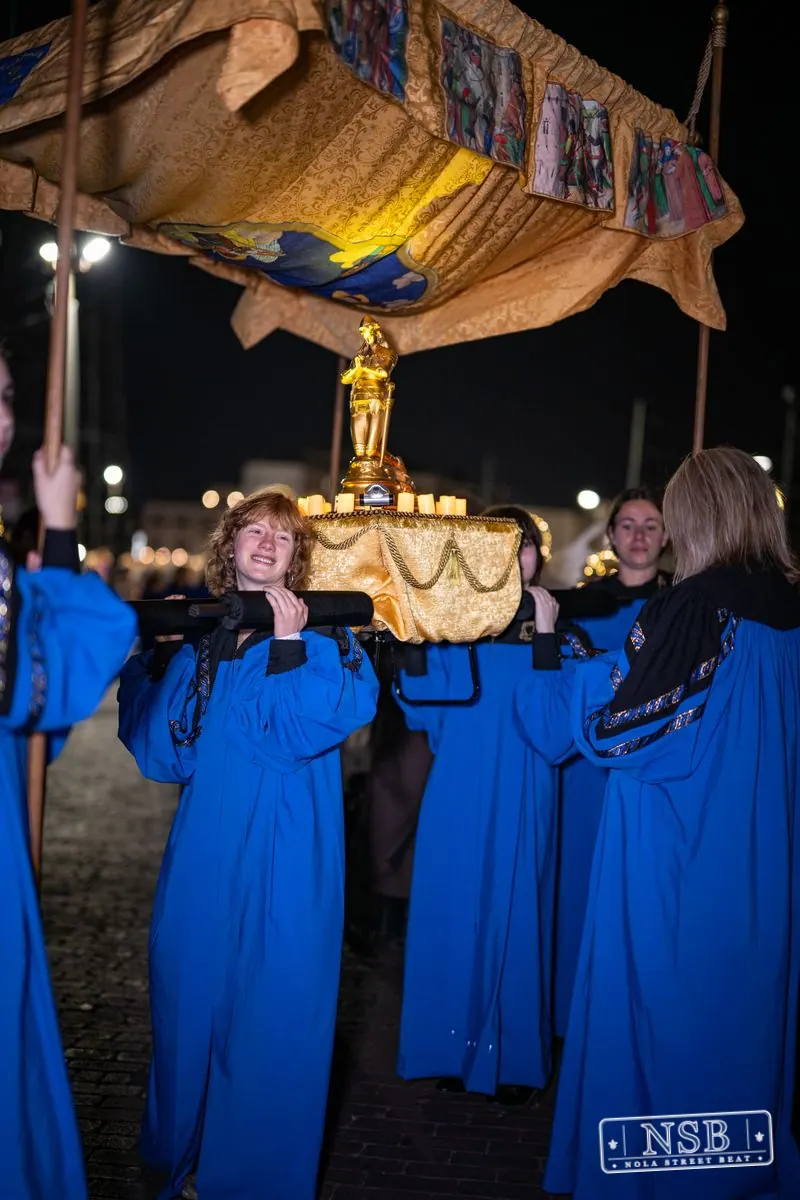 Krewe of Joan of Arc Parade in French Quarter, New Orleans, photo 135