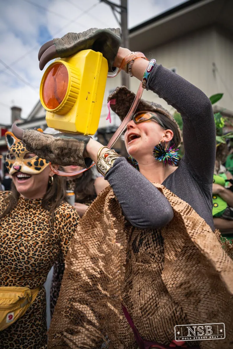 Mardi Gras Day: Marigny Street Costumes in Faubourg Marigny, New Orleans, photo 1