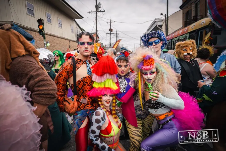 Mardi Gras Day: Marigny Street Costumes in Faubourg Marigny, New Orleans, photo 15
