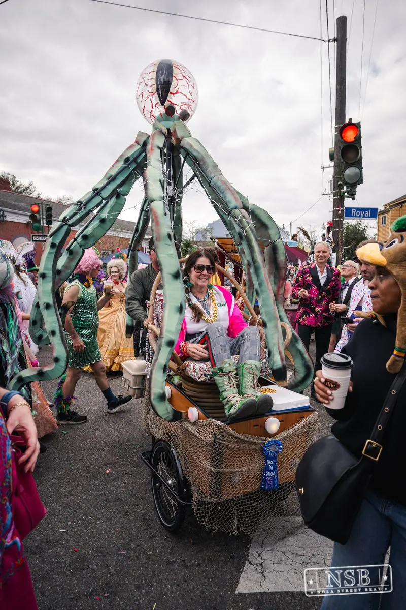 Mardi Gras Day: Marigny Street Costumes in Faubourg Marigny, New Orleans, photo 20