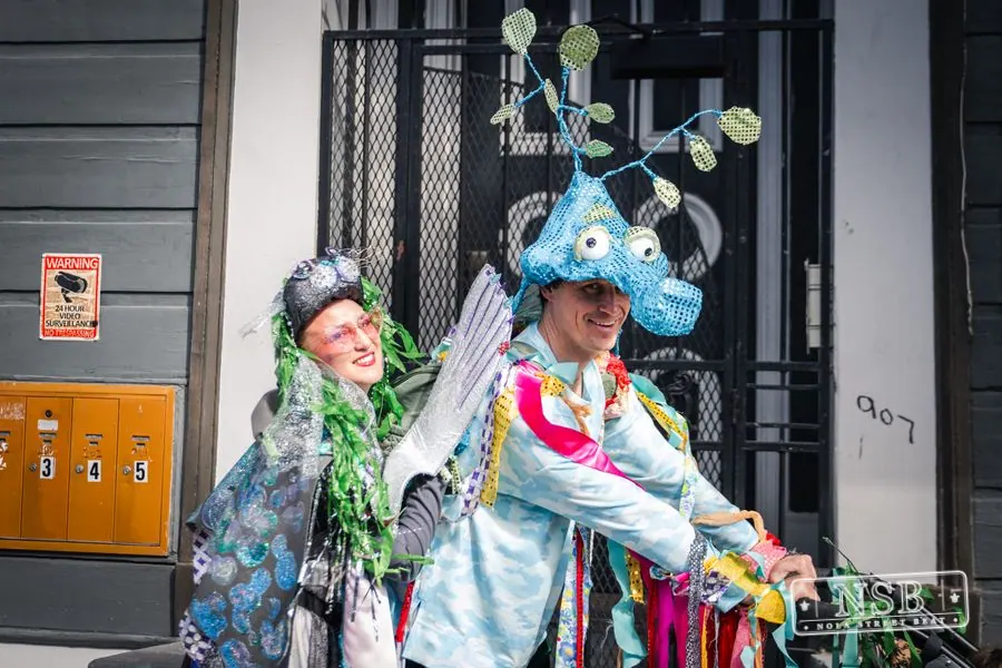 Mardi Gras Day: Marigny Street Costumes in Faubourg Marigny, New Orleans, photo 37