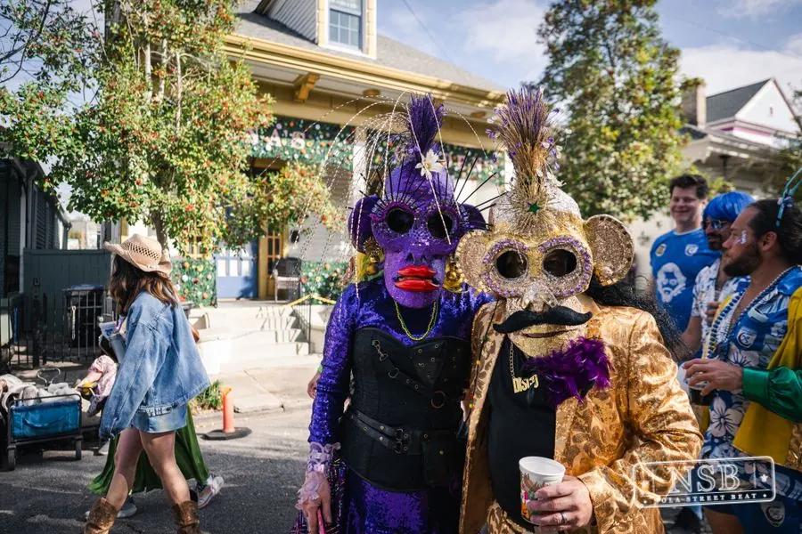 Mardi Gras Day: Marigny Street Costumes in Faubourg Marigny, New Orleans, photo 38