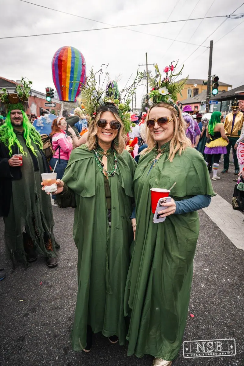 Mardi Gras Day: Marigny Street Costumes in Faubourg Marigny, New Orleans, photo 48
