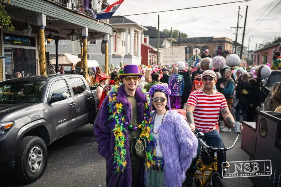 Mardi Gras Day: Marigny Street Costumes in Faubourg Marigny, New Orleans, photo 53