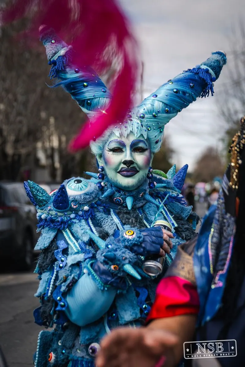Mardi Gras Day: Marigny Street Costumes in Faubourg Marigny, New Orleans, photo 64