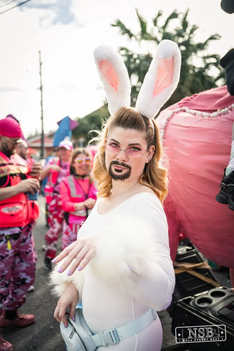 Mardi Gras Day: Marigny Street Costumes in Faubourg Marigny, New Orleans, photo 81