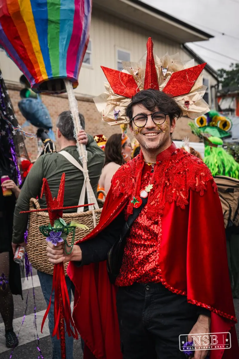 Mardi Gras Day: Marigny Street Costumes in Faubourg Marigny, New Orleans, photo 82