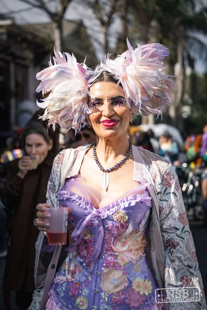 Mardi Gras Day: Marigny Street Costumes in Faubourg Marigny, New Orleans, photo 103