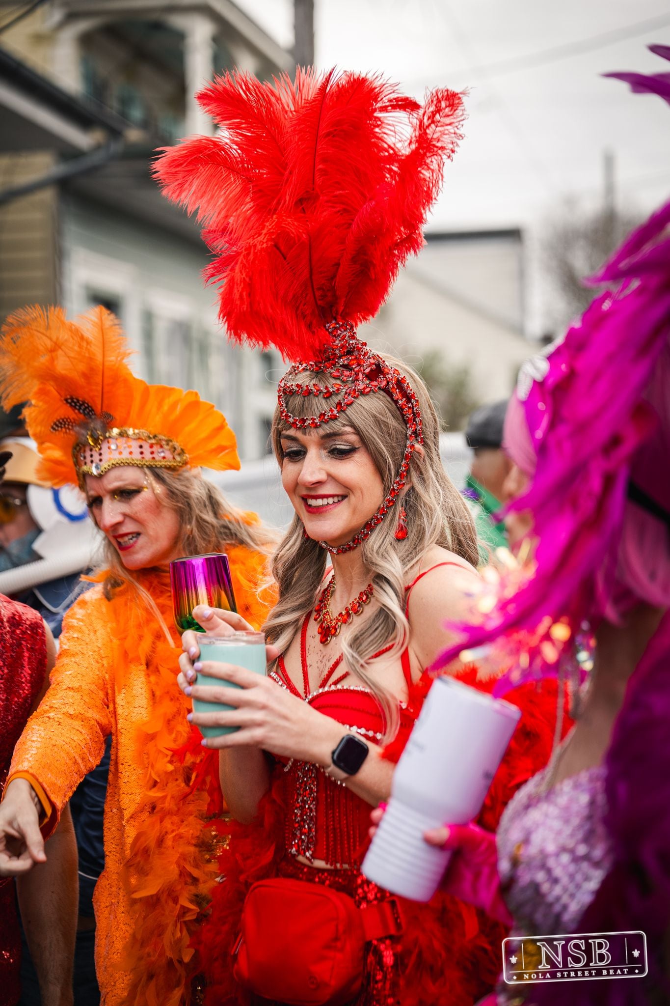 Mardi Gras Day: Marigny Street Costumes in Faubourg Marigny, New Orleans, photo 4