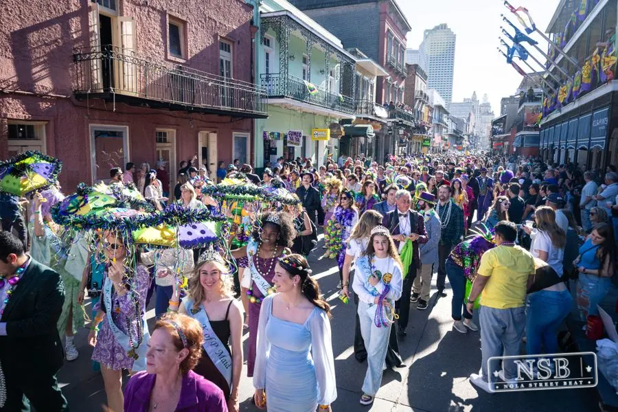 Krewe of Pontchartrain Second Line in New Orleans, Louisiana, photo 18