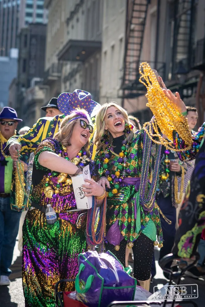 Krewe of Pontchartrain Second Line in New Orleans, Louisiana, photo 20