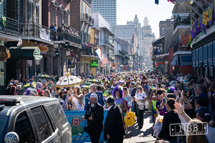 Krewe of Pontchartrain Second Line in New Orleans, Louisiana, photo 28