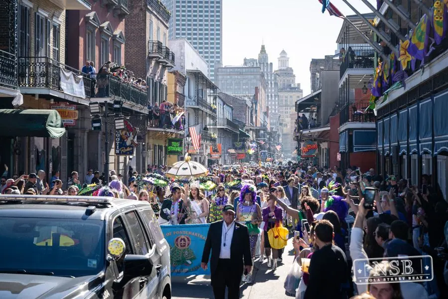Krewe of Pontchartrain Second Line in New Orleans, Louisiana, photo 30