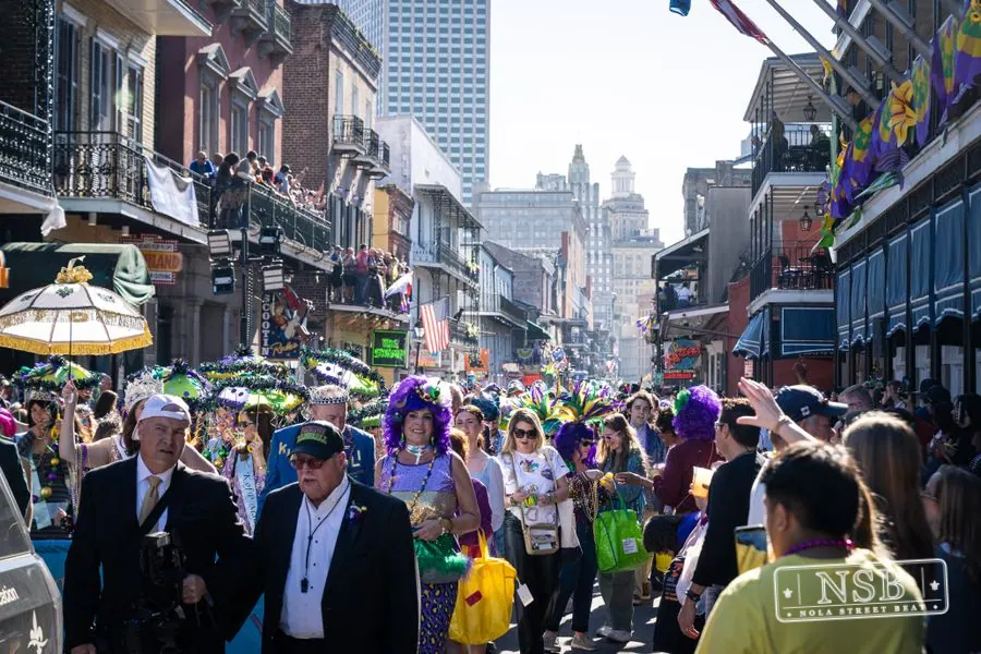 Krewe of Pontchartrain Second Line in New Orleans, Louisiana, photo 41