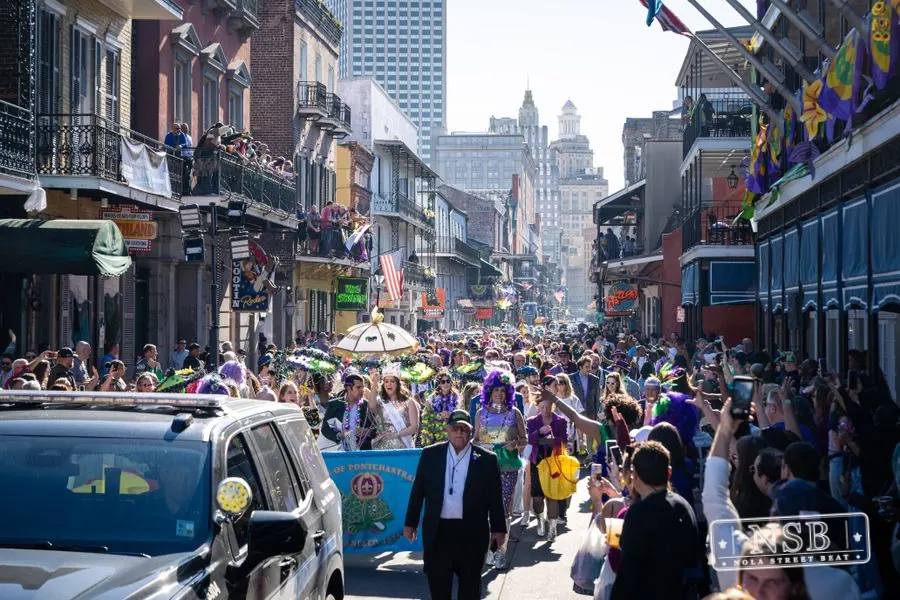 Krewe of Pontchartrain Second Line in New Orleans, Louisiana, photo 44