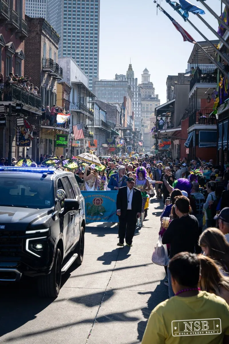 Krewe of Pontchartrain Second Line in New Orleans, Louisiana, photo 55